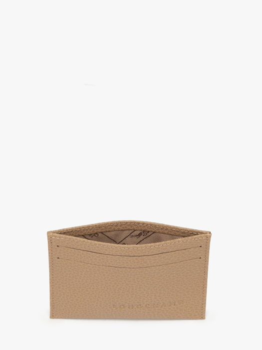 Longchamp Le foulonné Porte billets/cartes Beige