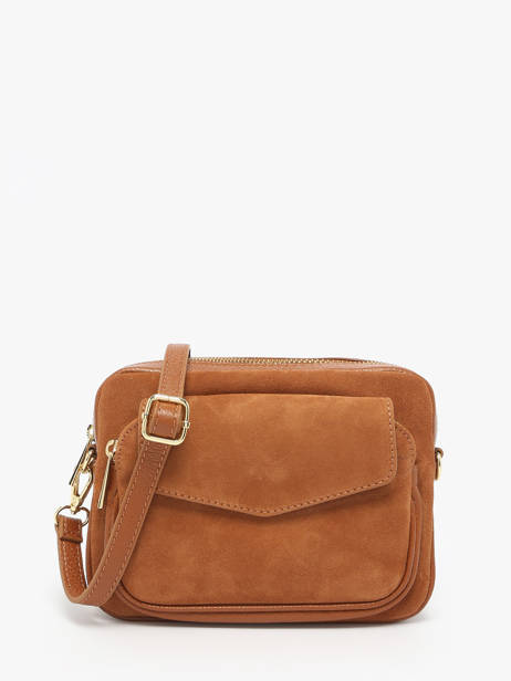 Sac Bandoulière Velvet Caviar Cuir Milano Marron velvet caviar VC25067