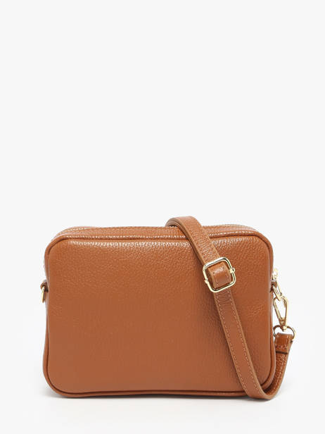 Sac Bandoulière Velvet Caviar Cuir Milano Marron velvet caviar VC25067 vue secondaire 4