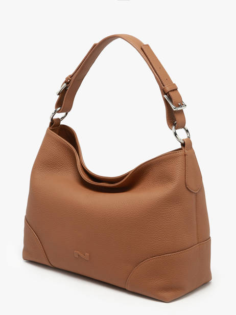Sac Porté épaule Tango Bis Cuir Nathan baume Marron nathan 52 vue secondaire 1
