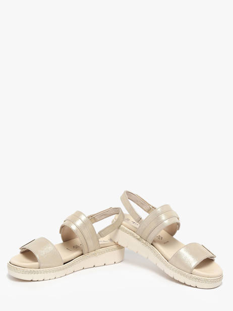 Sandals In Leather Tamaris Gold women 44 other view 2