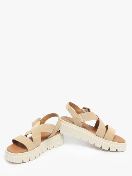 Sandals In Leather Tamaris Beige women 44 other view 2
