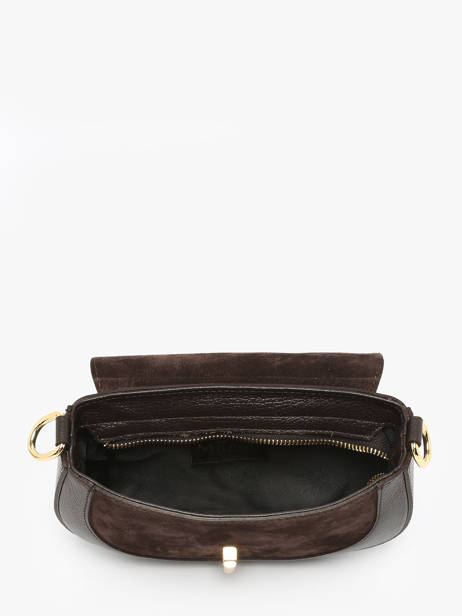 Shoulder Bag Velvet Caviar Leather Milano Brown velvet caviar VC25068 other view 3