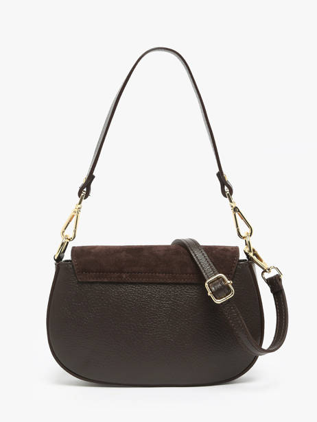Shoulder Bag Velvet Caviar Leather Milano Brown velvet caviar VC25068 other view 4