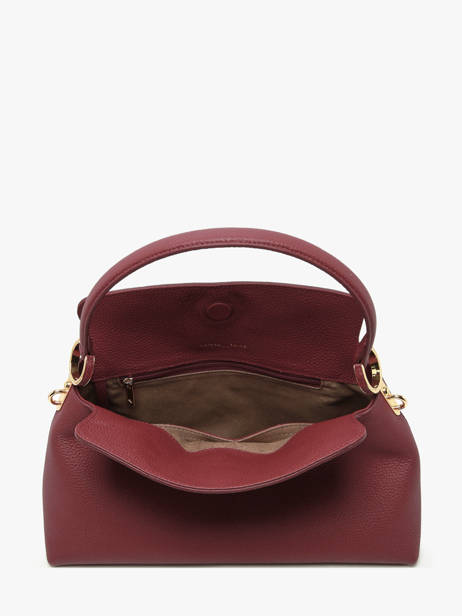 Sac Porté épaule Freesia Cuir Nathan baume Rouge eden 4 vue secondaire 3