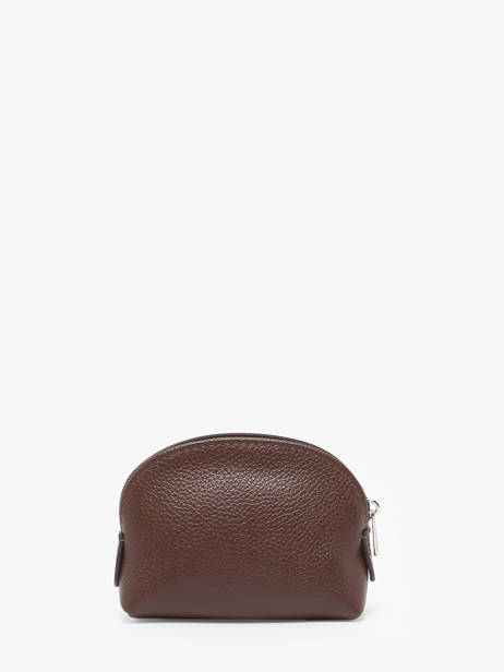 Leather Coin Purse Confort Hexagona Brown confort 460597 other view 2