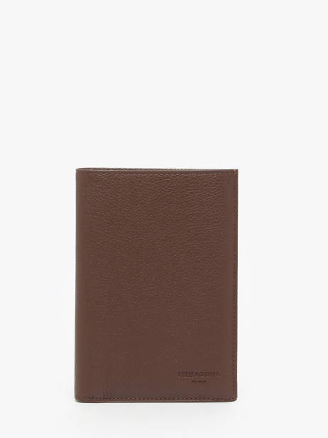 Wallet Leather Hexagona Brown confort 461013