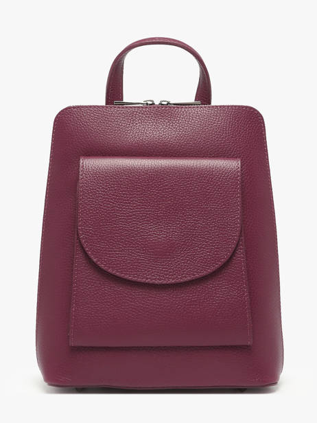 Shoulder Strap Backpack Milano Red caviar CA240615