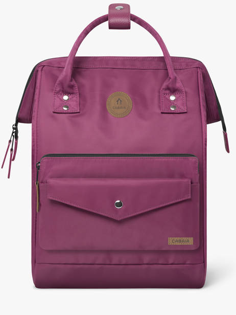 Customisable Backpack Adventurer Medium Cabaia Violet adventurer BAGS