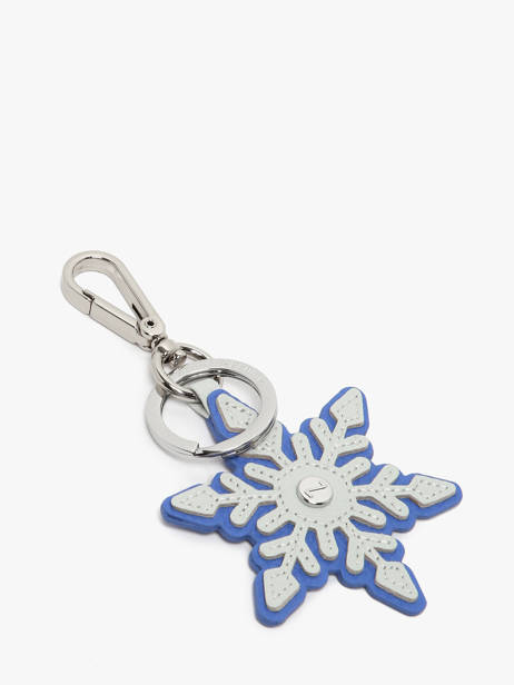 Keychain Leather Nathan baume Blue original n 719N other view 1