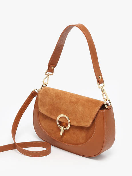 Shoulder Bag Velvet Caviar Leather Milano Orange velvet caviar VC25069 other view 1