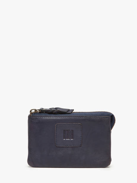 Coin Purse Leather Biba Violet heritage BT35