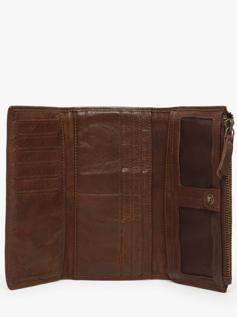 Leather Heritage Wallet Biba Brown heritage POR4L other view 1