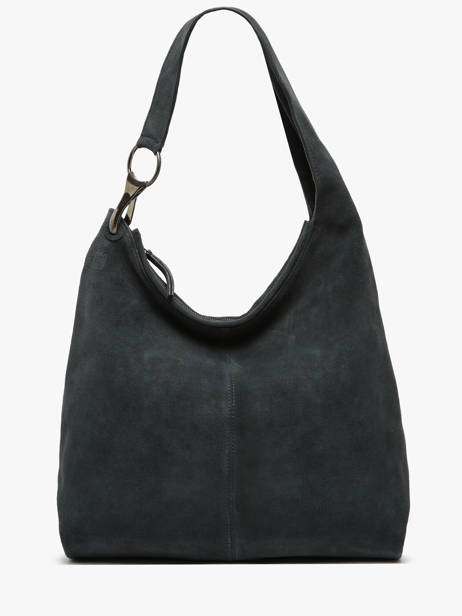 Shoulder Bag Leather Leather Biba Blue leather JAP2L