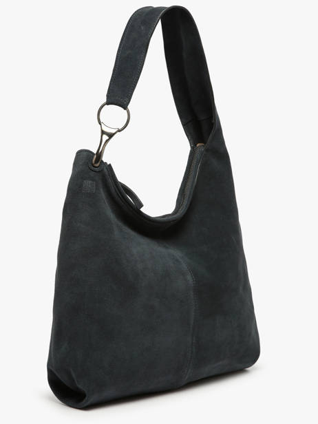 Shoulder Bag Leather Leather Biba Blue leather JAP2L other view 1