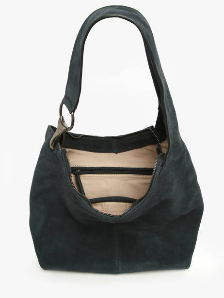 Shoulder Bag Leather Leather Biba Blue leather JAP2L other view 2