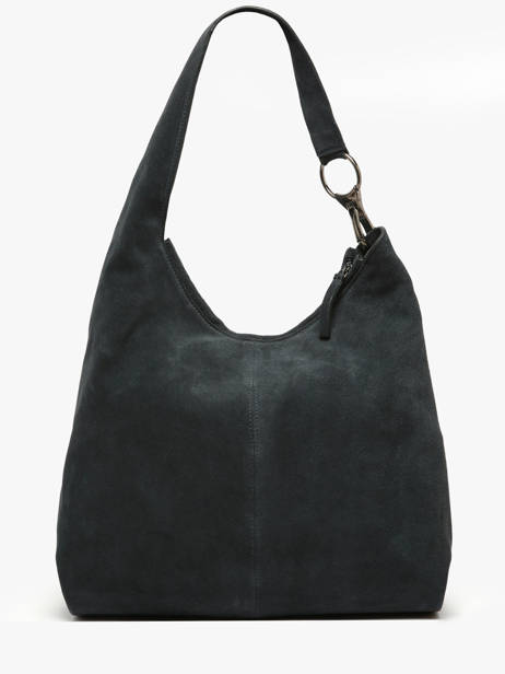 Shoulder Bag Leather Leather Biba Blue leather JAP2L other view 3