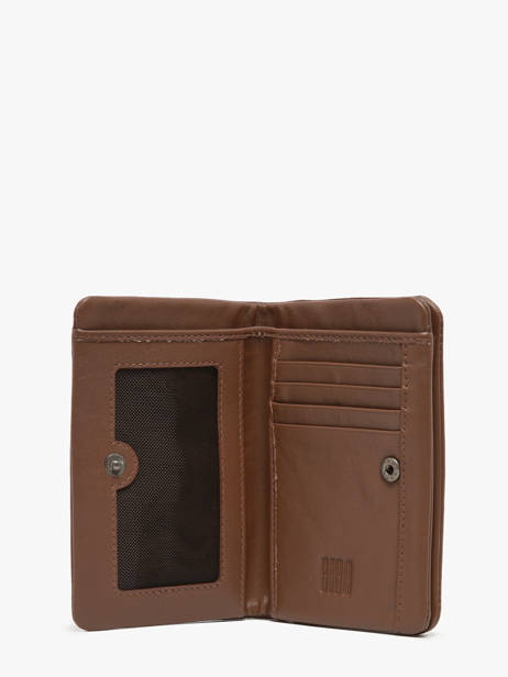 Wallet Wallet Leather Biba Brown wallet SFM4L other view 1