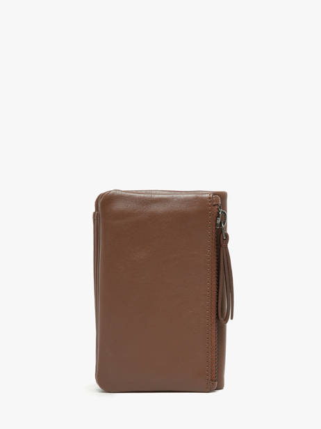 Wallet Wallet Leather Biba Brown wallet SFM4L other view 3