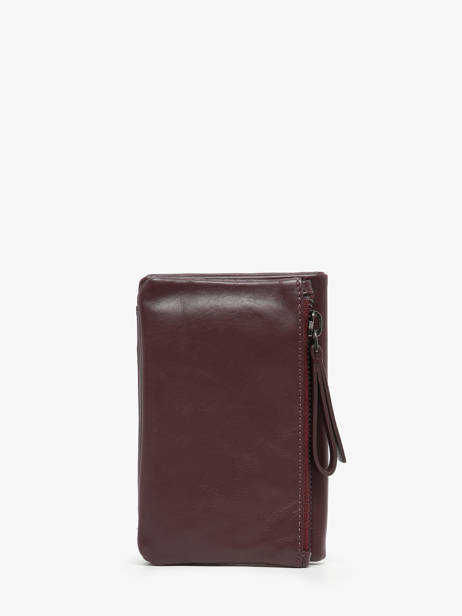 Wallet Leather Biba Violet wallet SFM4L other view 3
