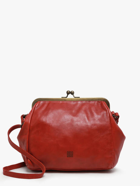 Cross Body Tas Heritage Leather Biba Red heritage BT22