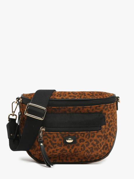 Belt Bag Hexagona Brown leonie 5120197