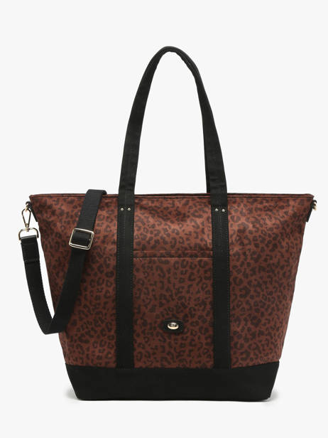 Shoulder Bag Leonie Hexagona Brown leonie 5120195