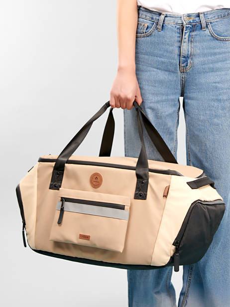 Cabin Duffle Bag Backpack Travel Cabaia Beige travel EXP other view 2