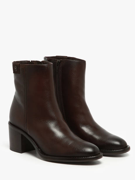 Heeled Boots In Leather Tamaris Brown women 45 other view 1