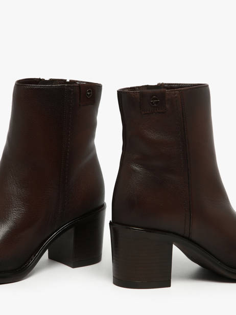 Heeled Boots In Leather Tamaris Brown women 45 other view 2