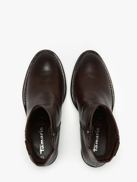 Heeled Boots In Leather Tamaris Brown women 45 other view 3