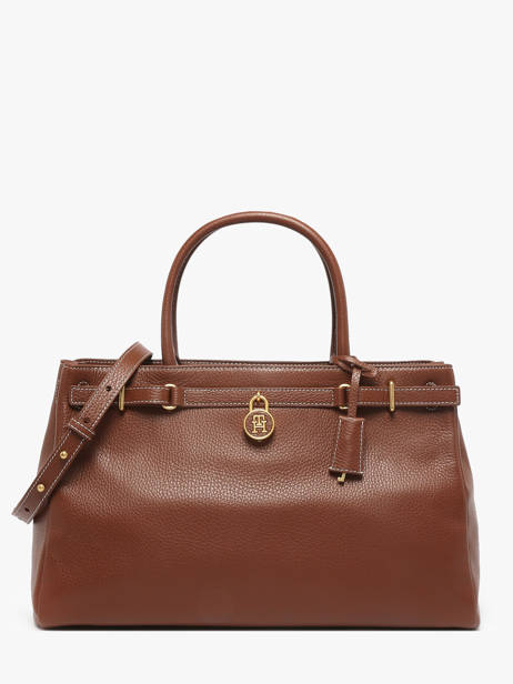 Shoulder Bag American Icon Leather Tommy hilfiger Brown american icon AW17925