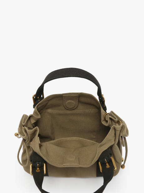 Crossbody Bag Canvas Cotton Gerard darel Green canvas DCS67450 other view 2
