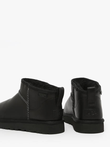 Boots In Leather Ugg Black women 1163490 other view 2