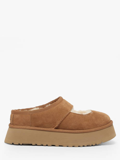Derby Shoes In Leather Ugg Brown women 1167612