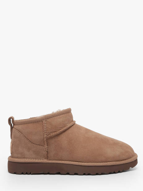 Boots Classic Ultra Mini In Leather Ugg Brown women 1116109