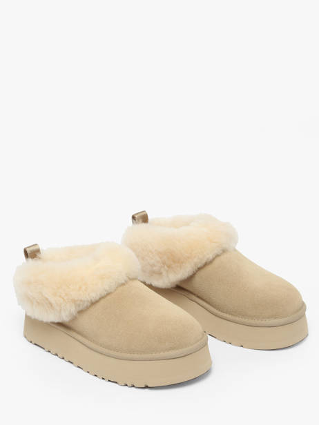 Platform Boots In Leather Ugg Beige women 1171393 other view 1