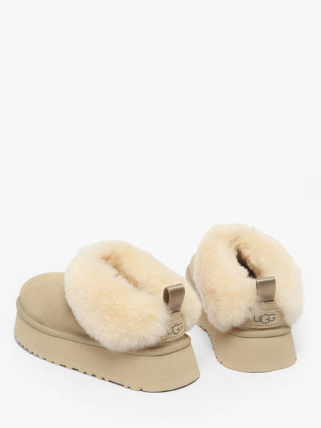 Platform Boots In Leather Ugg Beige women 1171393 other view 2