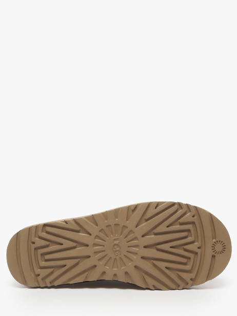 Slippers In Leather Ugg Beige women 1173891 other view 4