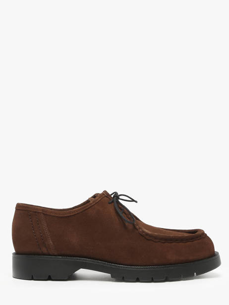 Derby Shoes In Leather Kleman Brown men PADRORVV
