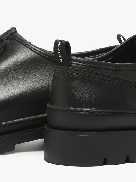 Derby Shoes In Leather Kleman Black men MAJOR other view 3