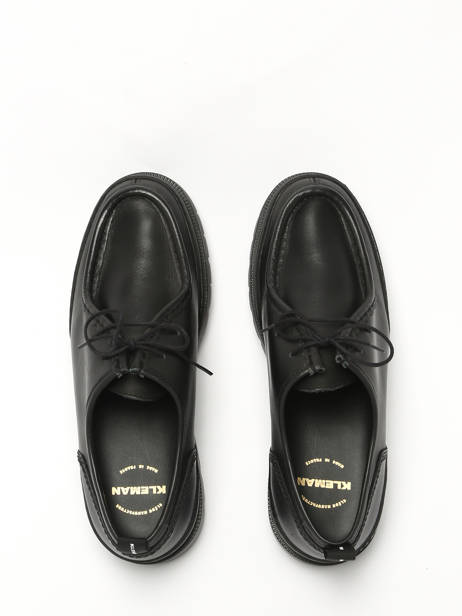 Derby Shoes In Leather Kleman Black men MAJOR other view 4