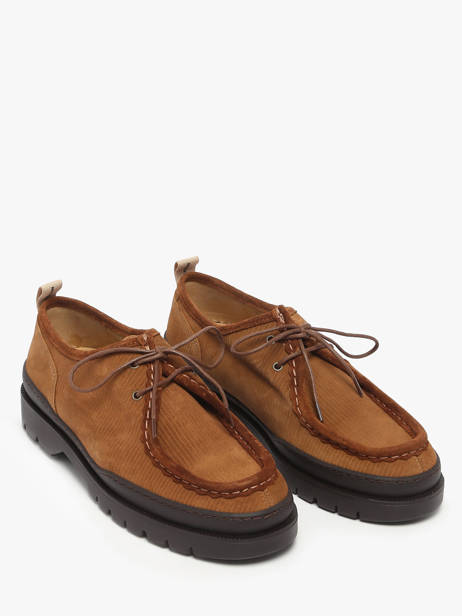 Derby Shoes In Leather Kleman Brown men MAJORV other view 2