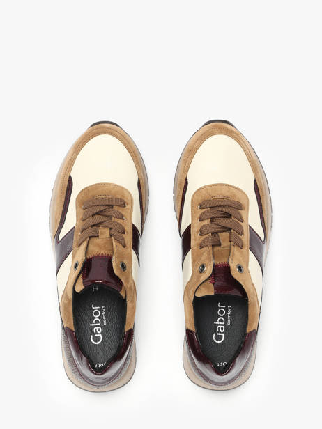 Sneakers In Leather Gabor Brown women 20 other view 3