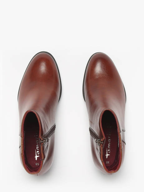 Heeled Boots In Leather Tamaris Brown women 45 other view 3