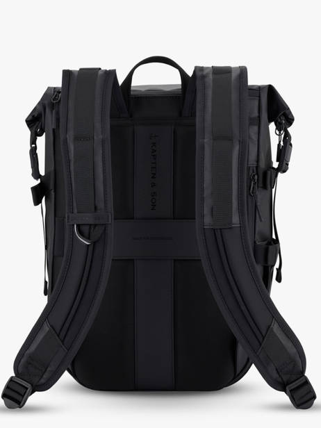 Cabin Duffle Bag Backpack Backpack Kapten and son Black backpack S other view 4
