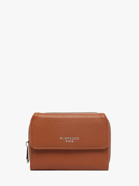 Compact Zip Wallet Classic Miniprix Brown grained H6012