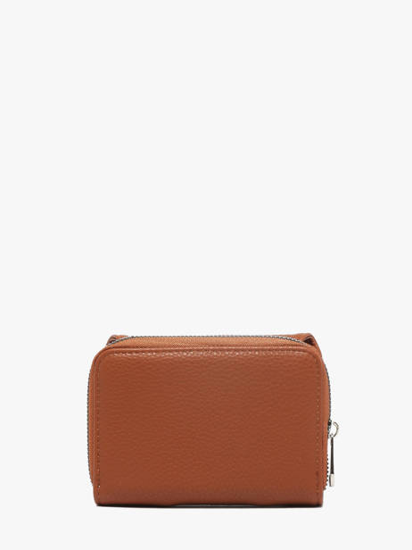 Compact Zip Wallet Classic Miniprix Brown grained H6012 other view 3