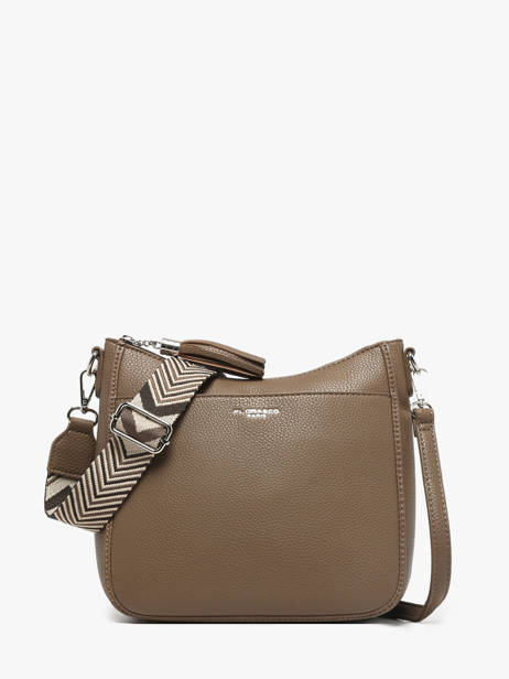 Shoulder Bag Grained Flora & co Brown grained F8575