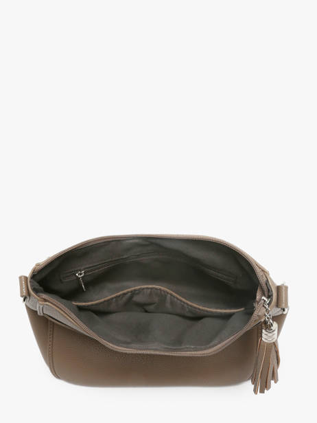 Shoulder Bag Grained Flora & co Brown grained F8575 other view 2